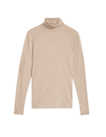 Brushed Funnel Neck Slim Fit Top