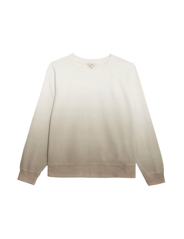 Pure Cotton Ombre Sweatshirt