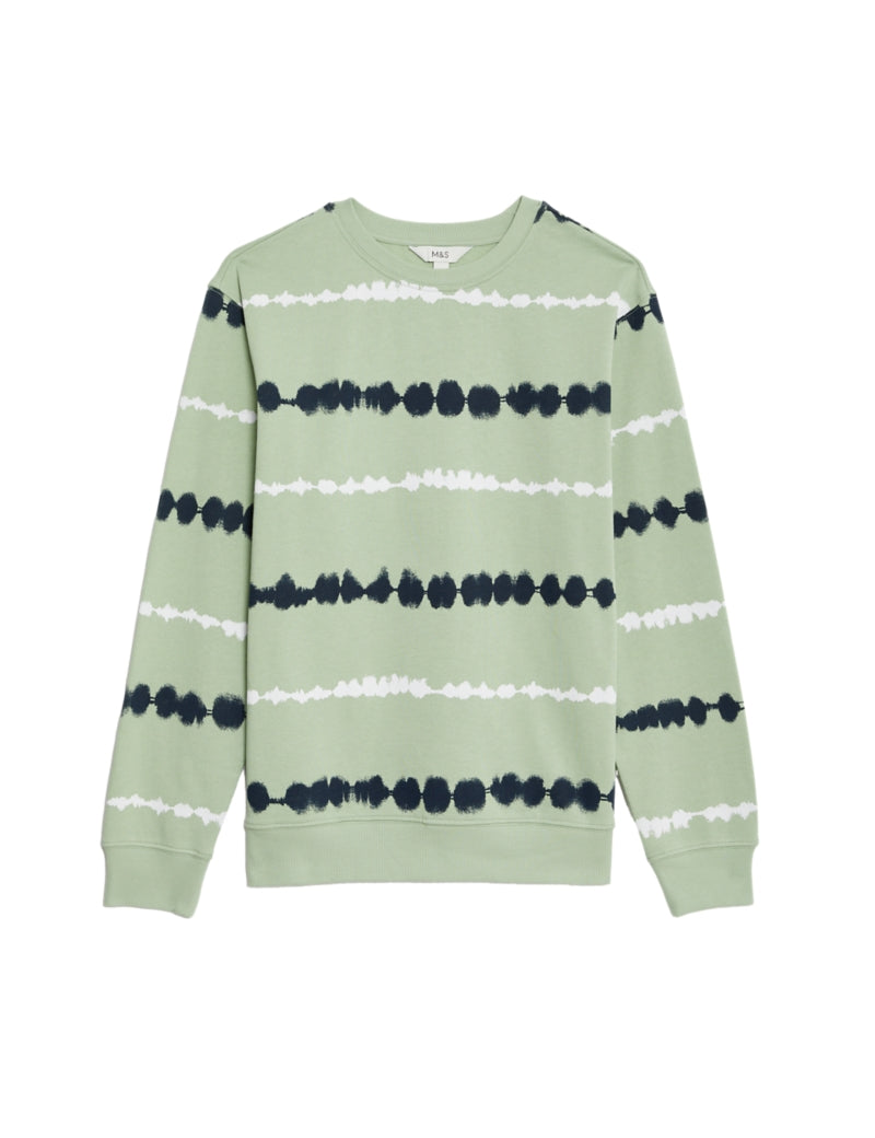 Pure Cotton Printed Sweatshirt