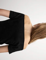 Pure Cotton Slim Fit Off The Shoulder Top