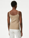 Pure Cotton Scoop Neck Vest