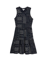 Pure Cotton Printed Knee Length Tiered Dress