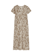 Pure Cotton Printed Midi T-Shirt Dress