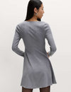 Jersey Cosy Scoop Neck Mini Skater Dress