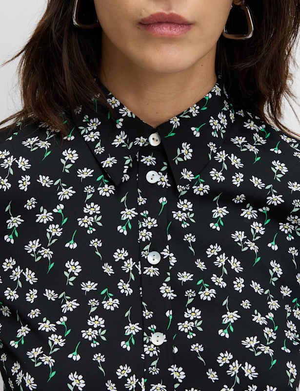 Printed Collared Shirt