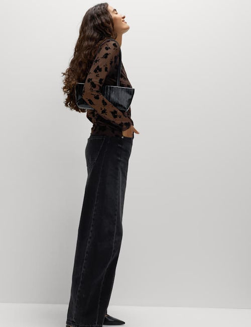 Flock Fitted Mesh Top