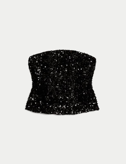 Sparkly Bardot Top