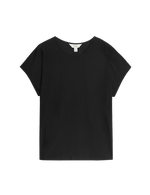 Plisse Round Neck Top