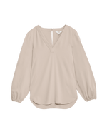 V-Neck Popover Blouse