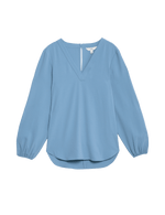 V-Neck Popover Blouse