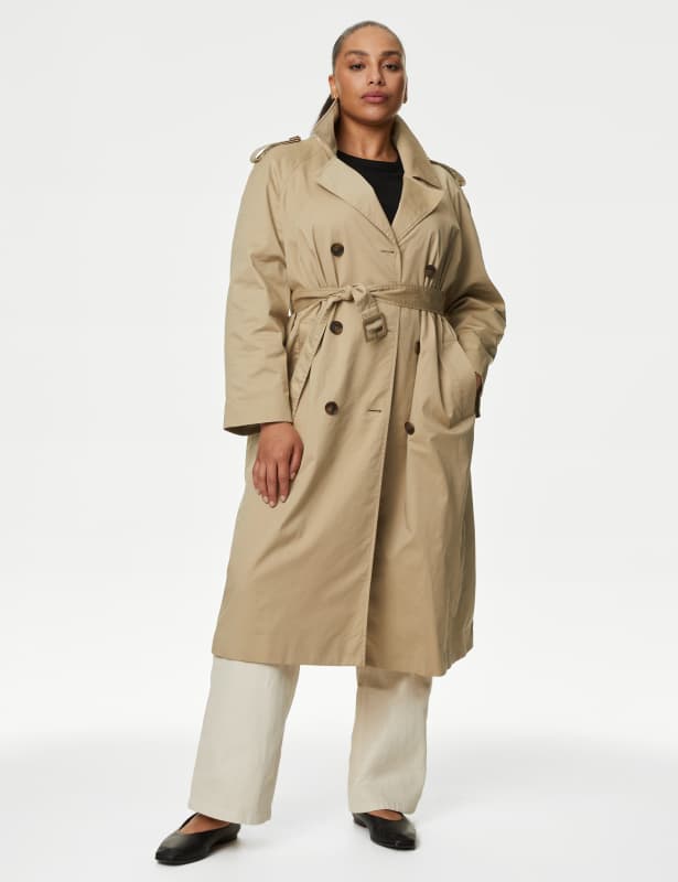 Cotton Rich Longline Trench Coat