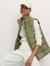 Feather & Down Packaway Funnel Neck Gilet