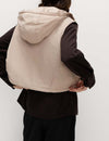 Padded Hooded Cropped Gilet