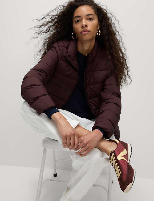 Feather & Down Packaway Puffer Jacket