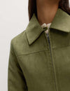 Suedette Harrington Jacket