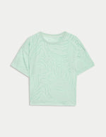 Cotton Rich Textured T-Shirt