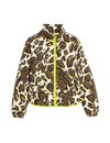 Padded Printed Funnel Neck Jacket