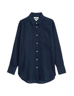 Pure Linen Relaxed Collared Shirt