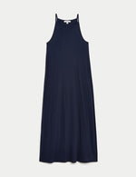 Jersey Halter Neck Midaxi Beach Dress
