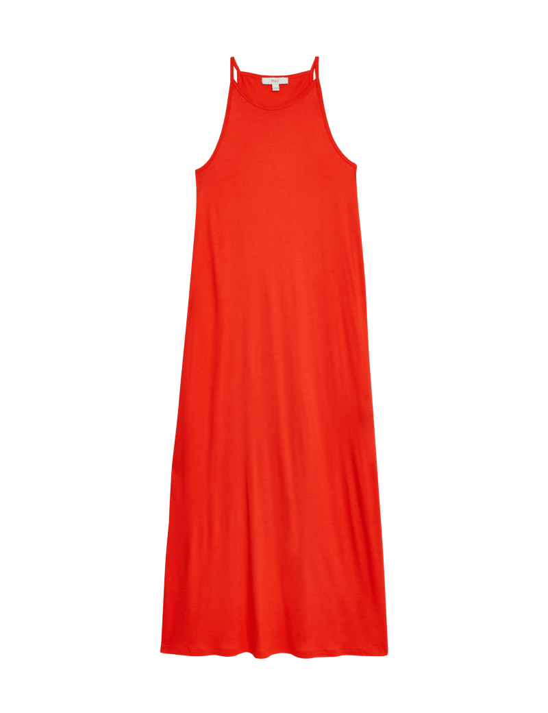 Jersey Halter Neck Midaxi Beach Dress