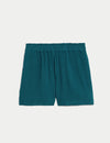 Pure Cotton Textured Beach Shorts