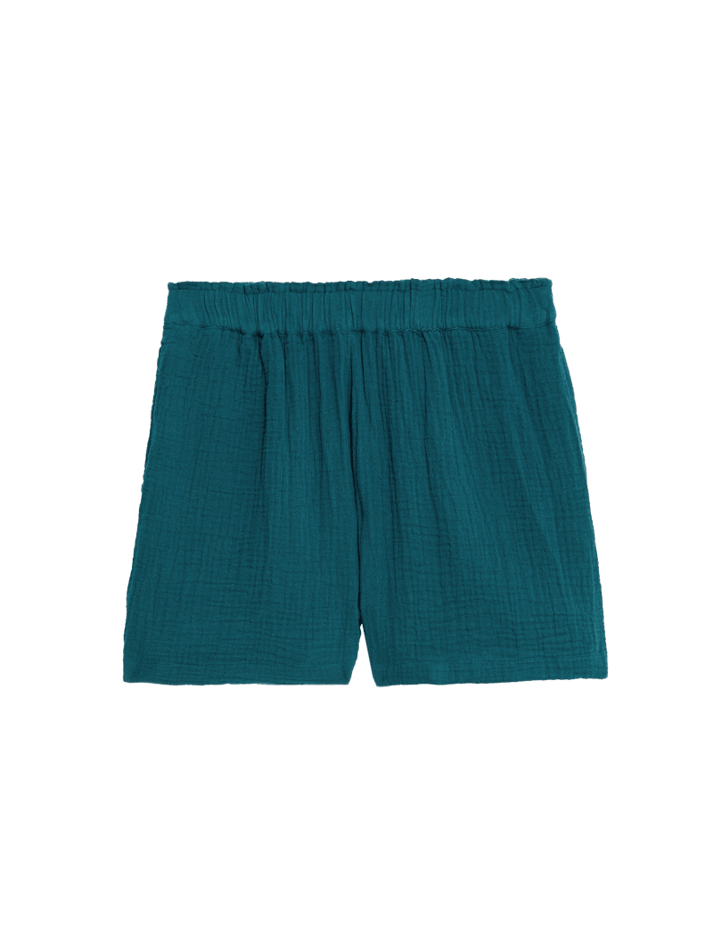 Pure Cotton Textured Beach Shorts