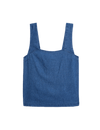 Linen Rich Square Neck Vest Top