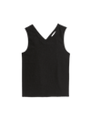 Linen Rich Cross Back Tank Top