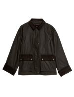 Waxed Pure Cotton Utility Jacket