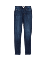 High Waisted Skinny Ankle Grazer Jeans