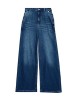 High Waisted Wide Leg Jeans with Lyocell