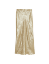 Satin Foil Maxi Slip Skirt