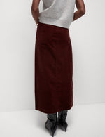 Corduroy Midi Skirt