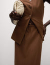 Bias Cut Maxi Skirt