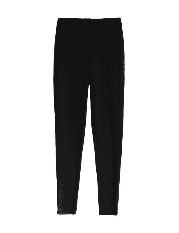 Ponte High Waisted Ankle Grazer Leggings