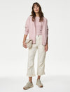 lyocell™ Rich Cargo Tea Dyed Cropped Trousers