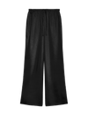 Satin Cargo Wide Leg Trousers