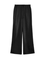 Satin Cargo Wide Leg Trousers