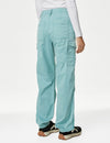 Lyocell™ Rich Cargo Straight Leg Trousers