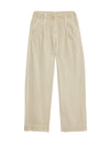 Lyocell™ Blend Pleated Wide Leg Trouser