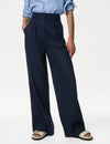 Pure Linen Wide Leg Trousers