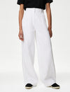 Pure Linen Wide Leg Trousers