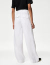 Pure Linen Wide Leg Trousers