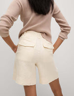 Pure Linen High Waisted Shorts