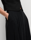 Knife Pleat High Waisted Trousers