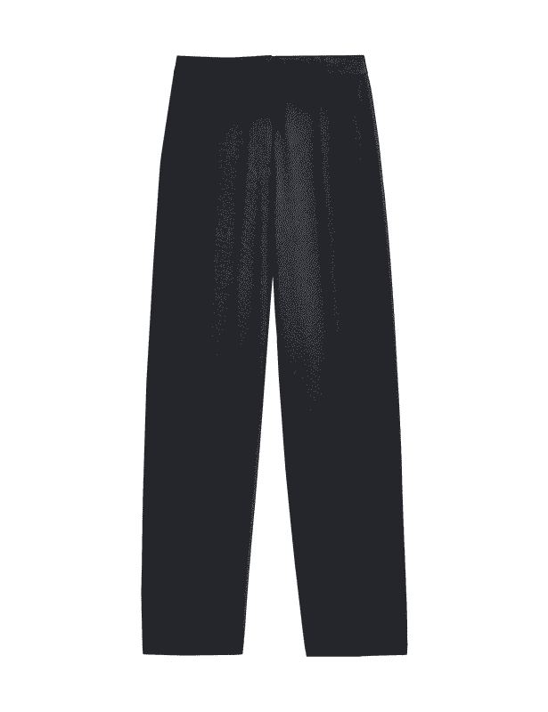 Woven Straight Leg Trousers with Stretch