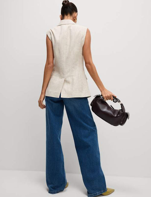 Linen Blend Waistcoat