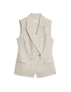 Linen Blend Waistcoat