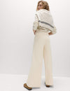 Jersey Wide Leg Trousers with Stretch