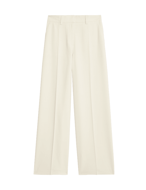 Side Stripe Wide Leg Trousers